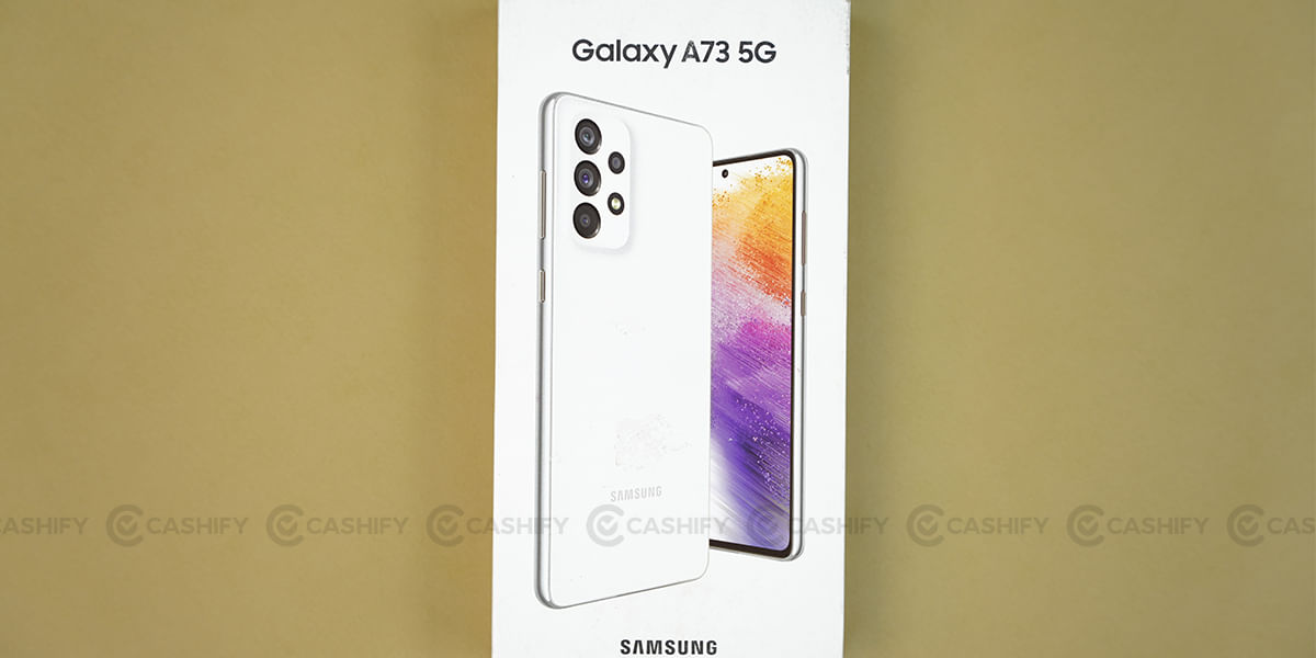 Samsung Galaxy A73 5G box contents