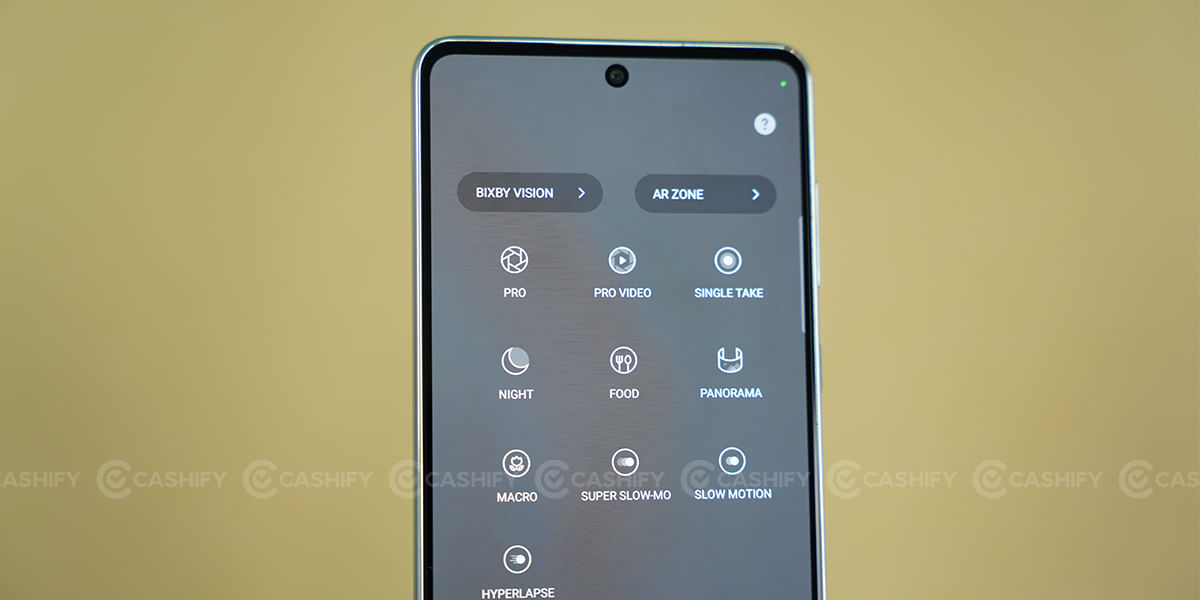 Samsung Galaxy A73 5G camera features