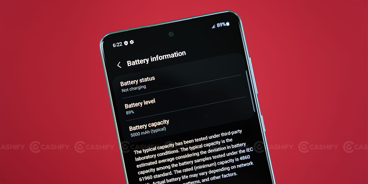 Samsung Galaxy A73 5G battery