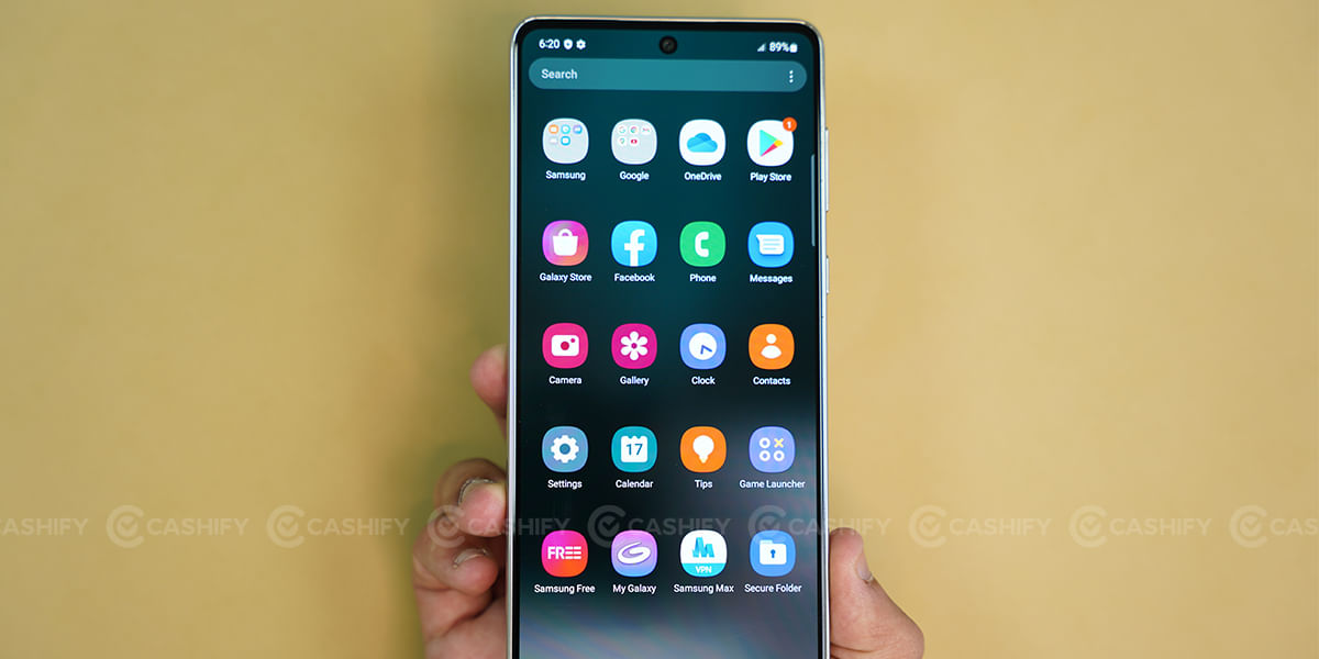 Samsung Galaxy A73 5G UI