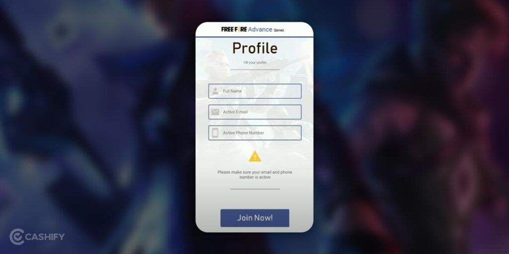 Free Fire Join Now