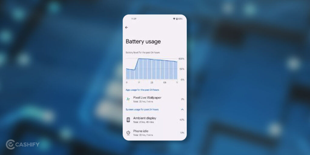 android battery settings usage
