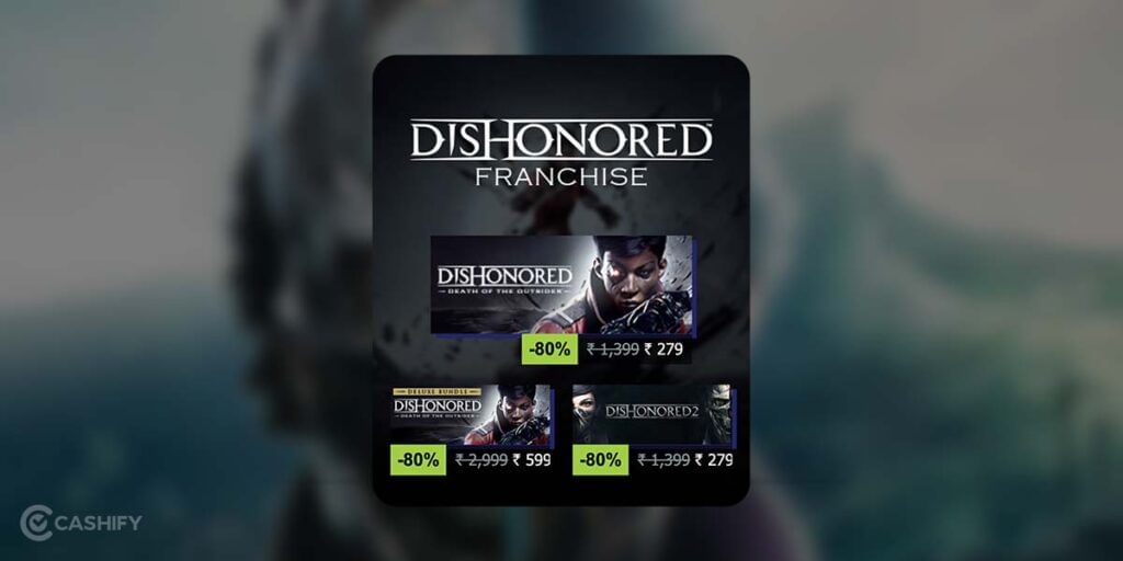 Dishonored Franchise steam summer sale