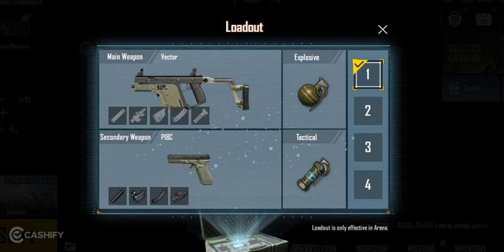 Vector loadout best bgmi loadouts for tdm