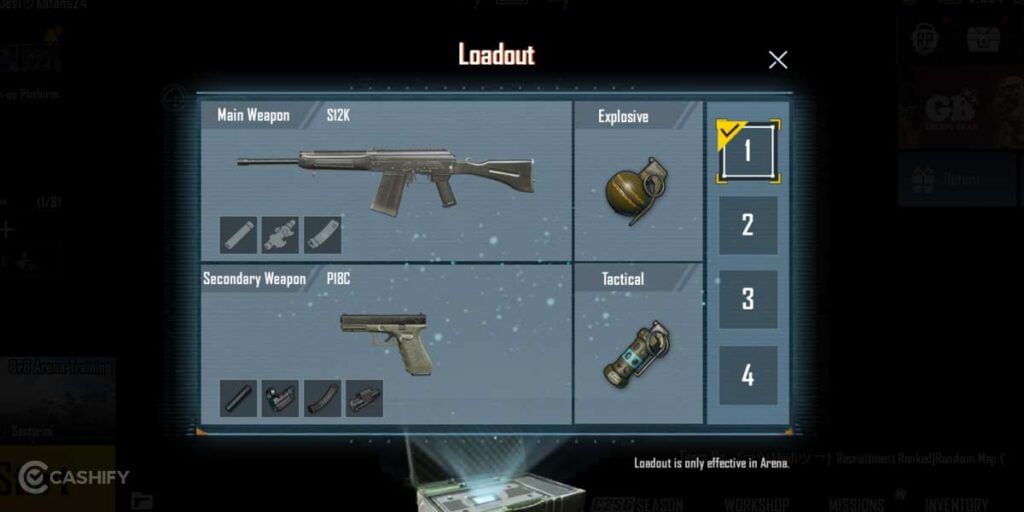 S12K loadout best bgmi loadouts for tdm