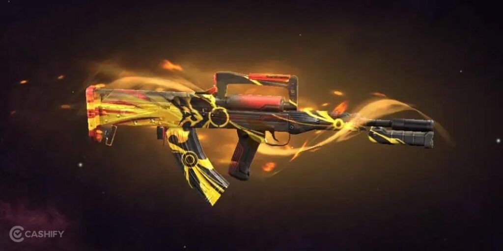 Golden roar skin best groza skins in free fire
