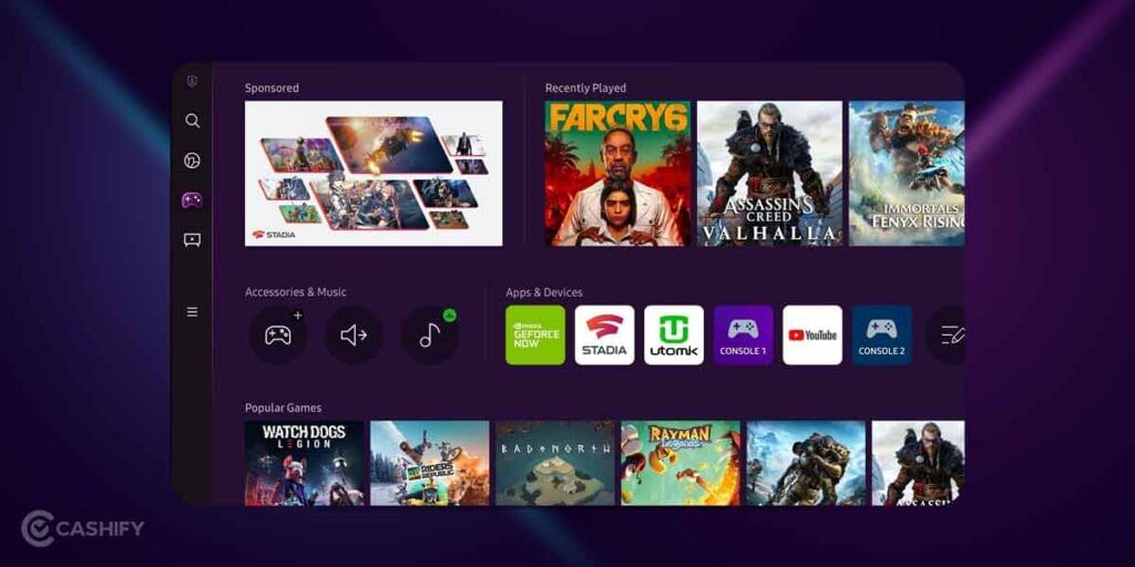 Samsung Gaming Hub screenshot
