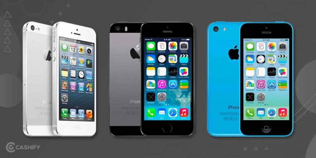 iPhone 5, 5S and 5C