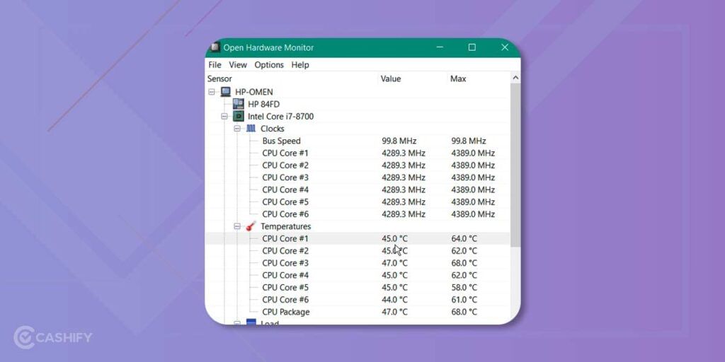 Open Hardware Monitor App