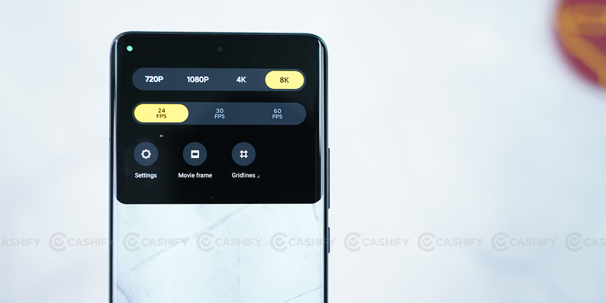 Xiaomi 12 Pro 5G Camera recording