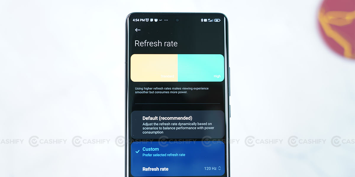 Xiaomi 12 Pro 5G refresh rate