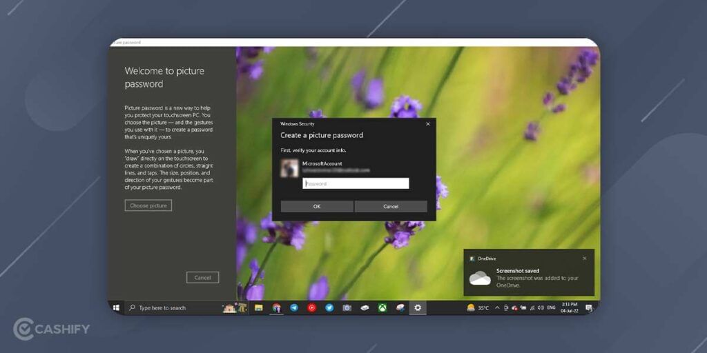 how to change password in windows 10