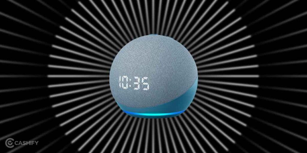 Echo Dot 4 Gen with clock