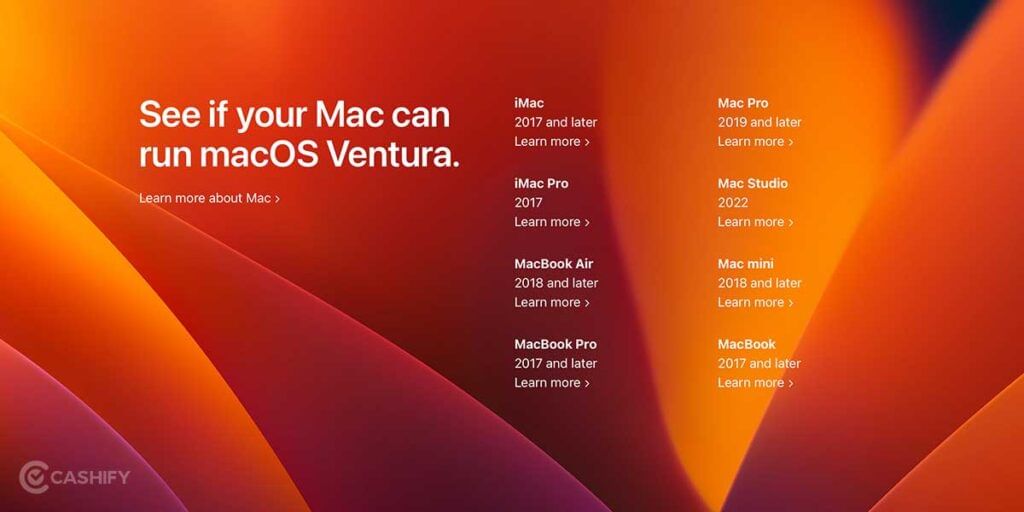 macOS Ventura