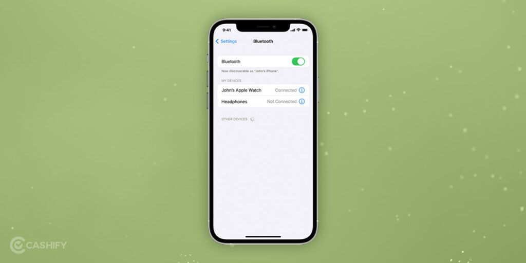 Switching on Bluetooth ios