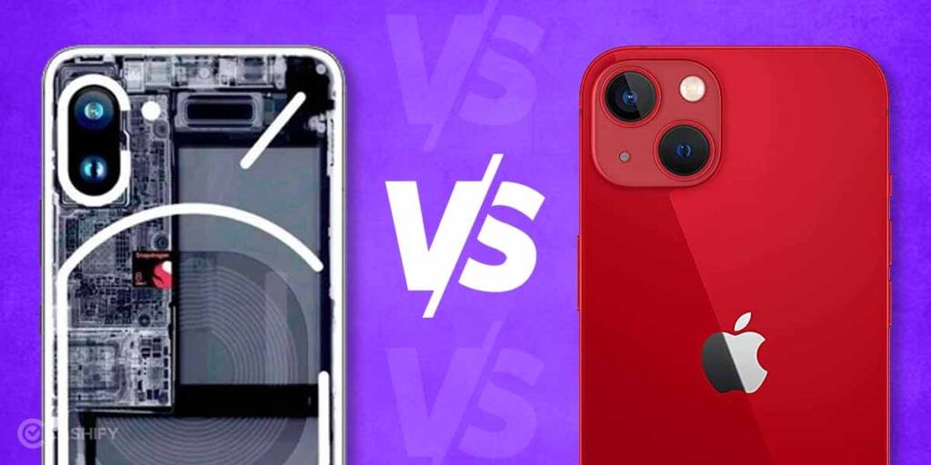 Nothing Phone 1 vs iPhone 13: camera
