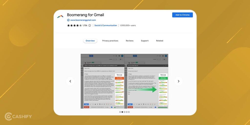 Boomerang best gmail extensions