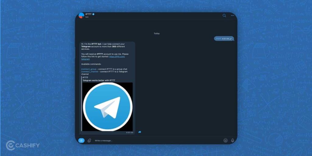IFTTT Telegram Bot