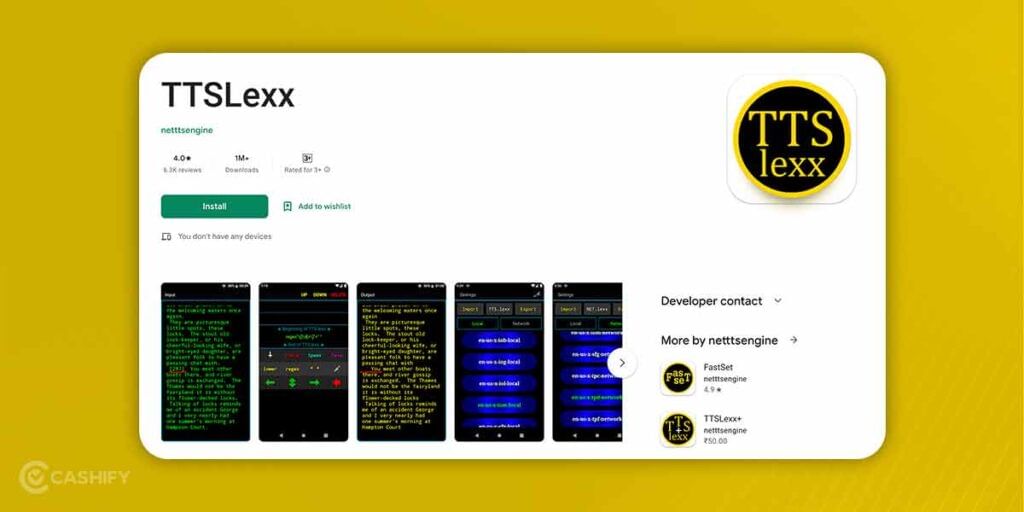 TTSLexx app