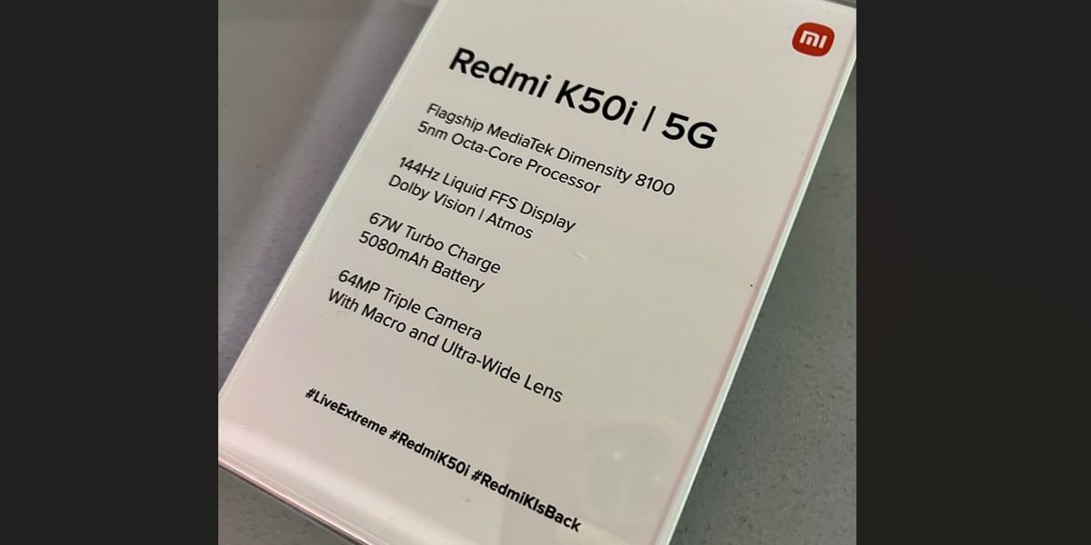 Redmi K50i Launched As India’s Most Affordable Smartphone!