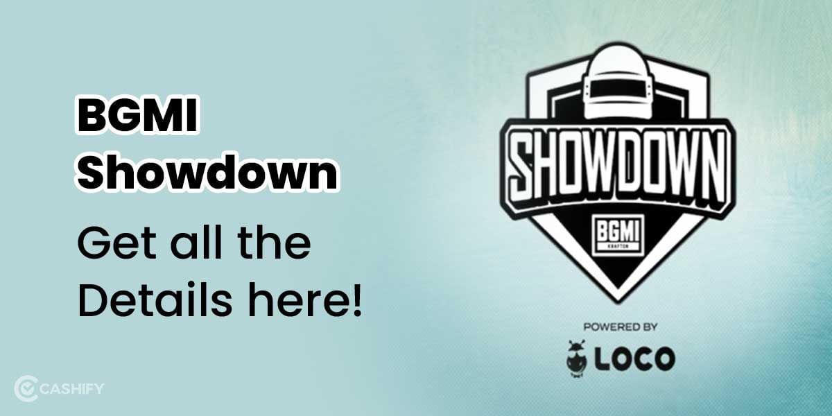 BGMI Showdown – Prizes, Dates, And All You Need To Know!