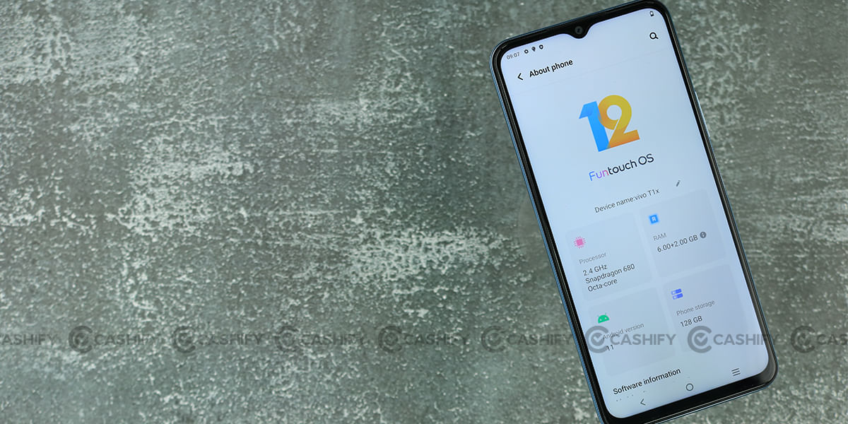 Vivo T1x software