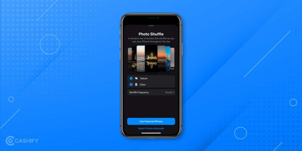 Photo Shuffle mode for IPhone wallpaper