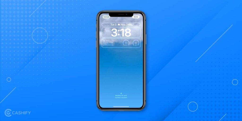 iOS 16 weather wallpaper live widget