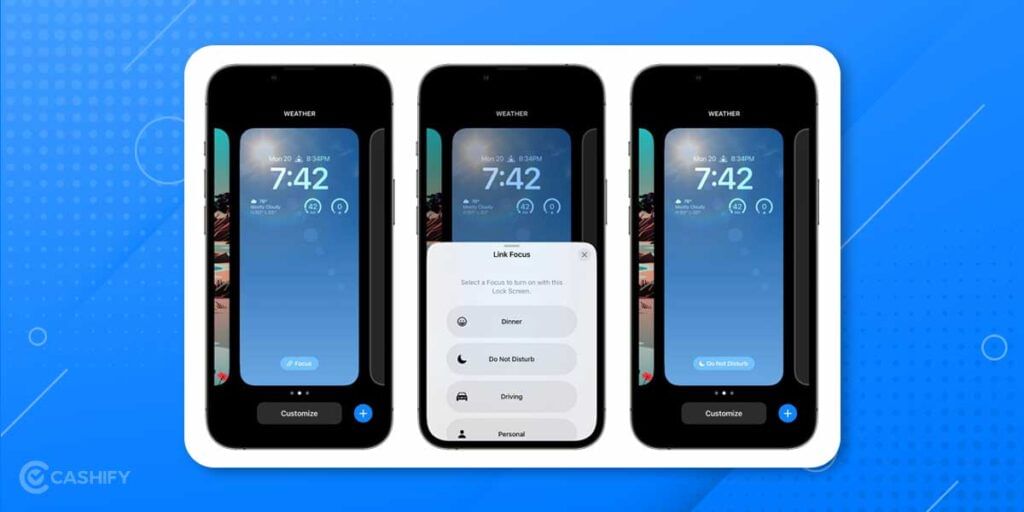 Focus Mode binded lock screen on iOS 16