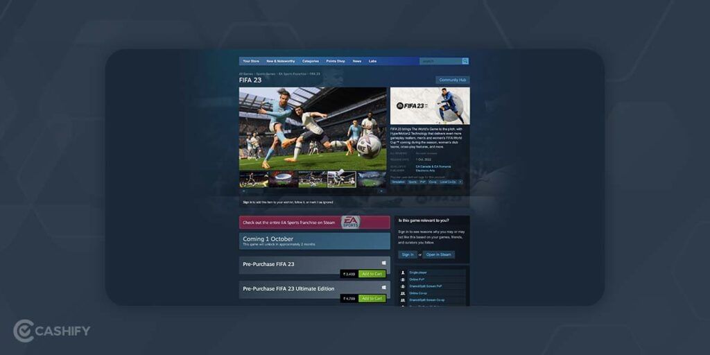 FIFA 23 steam