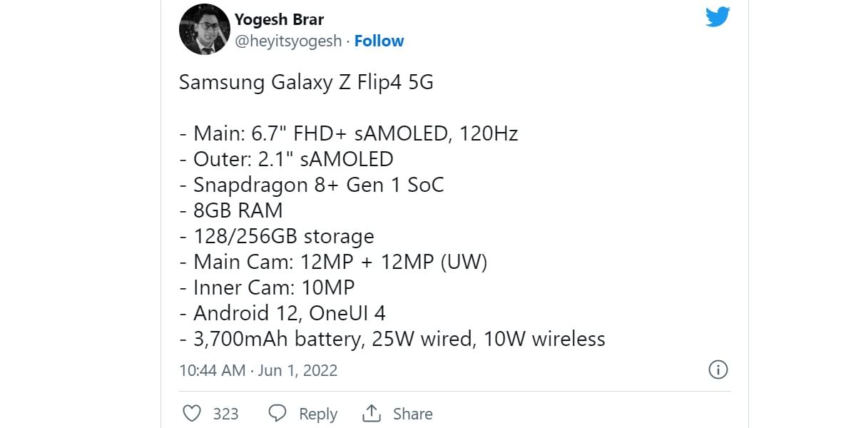 Samsung Galaxy Z Flip 4