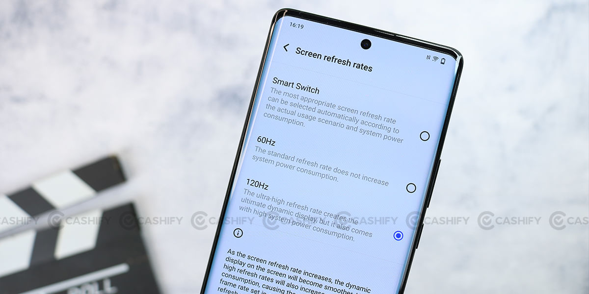 X80 Pro refresh rate