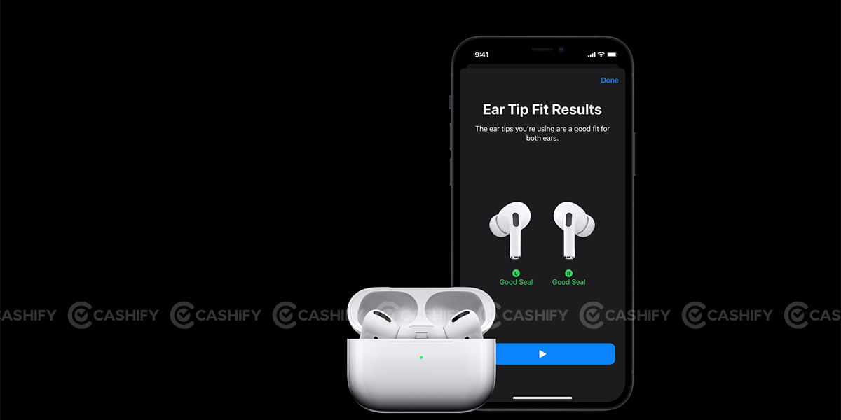 AirPods Ear Tip Fit Test feature