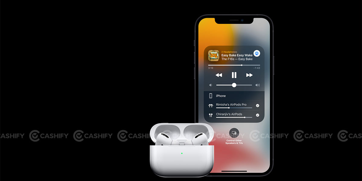 Airpods audio sharing feature