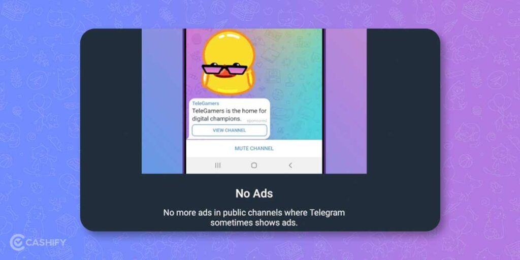 No Ads in Telegram