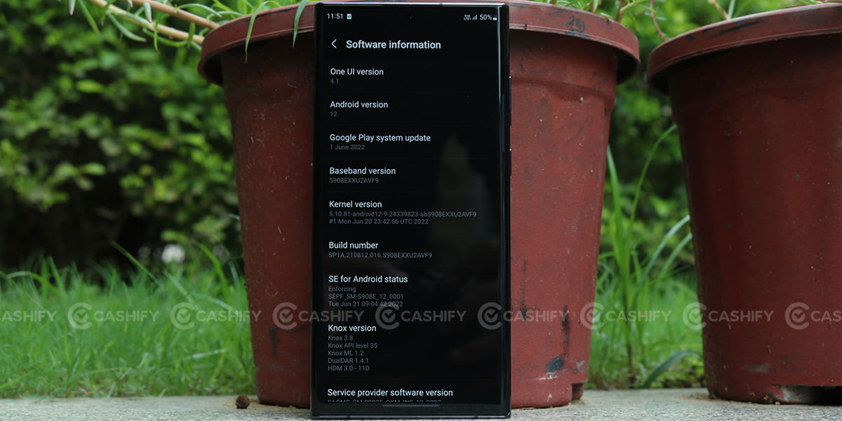Samsung Galaxy S22 Ultra Software and UI