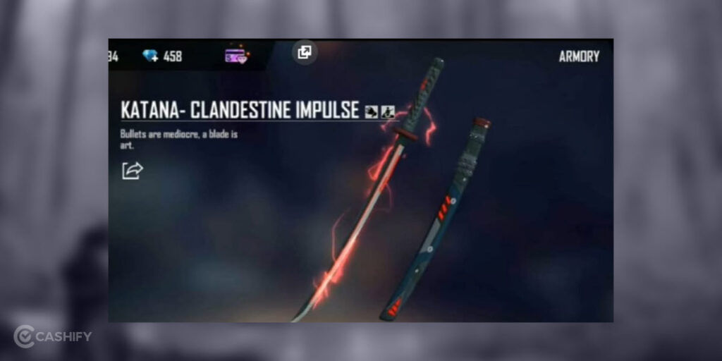 Clandestine Impulse Katana
