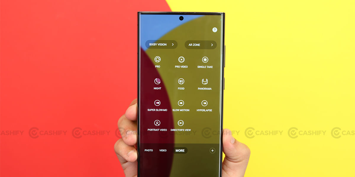 Samsung Galaxy S22 Ultra Camera features