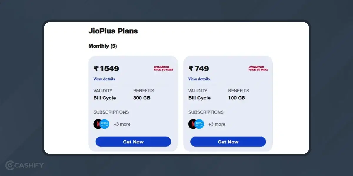 JioPostpaid: Free Amazon Prime Membership