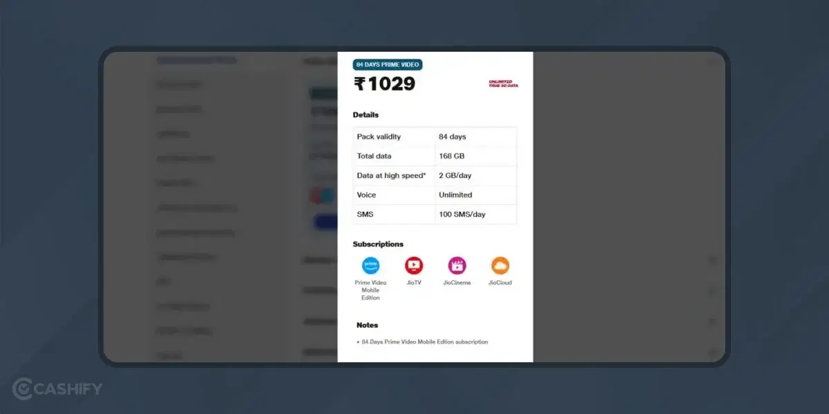 Jio Prepaid Plan: Free Amazon Prime Membership