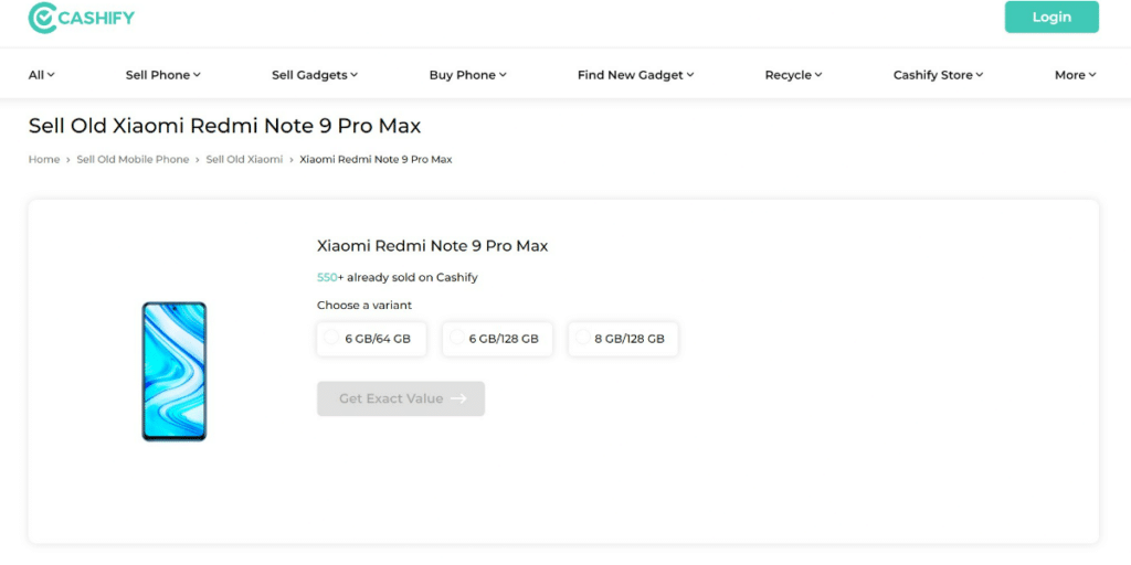 Redmi Note 9 Pro Max sell