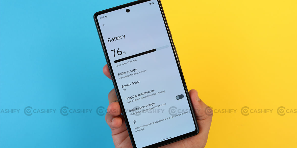 Google Pixel 6A Battery