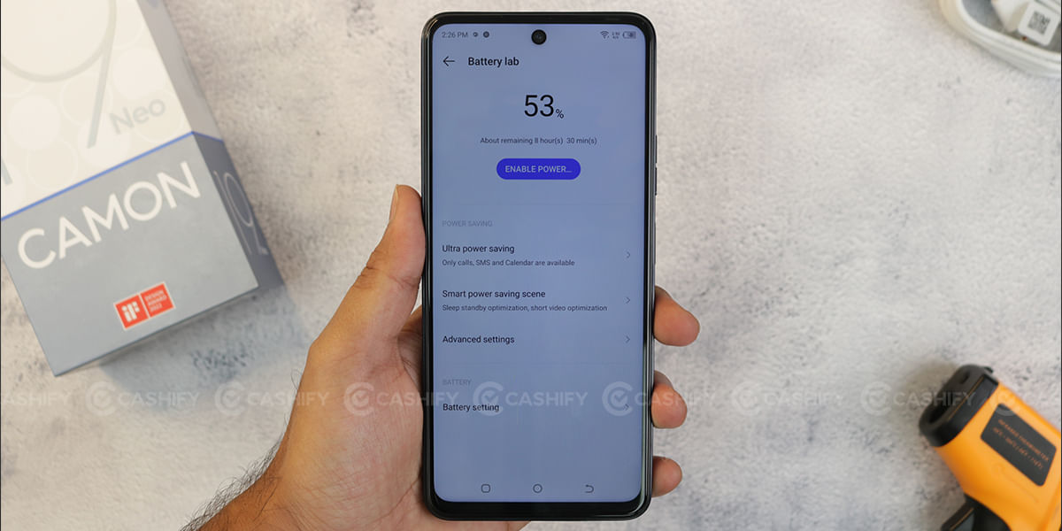Tecno Camon 19 Neo Battery