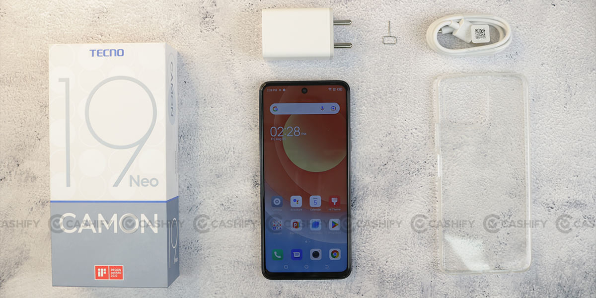 Tecno Camon 19 Neo Box Contents