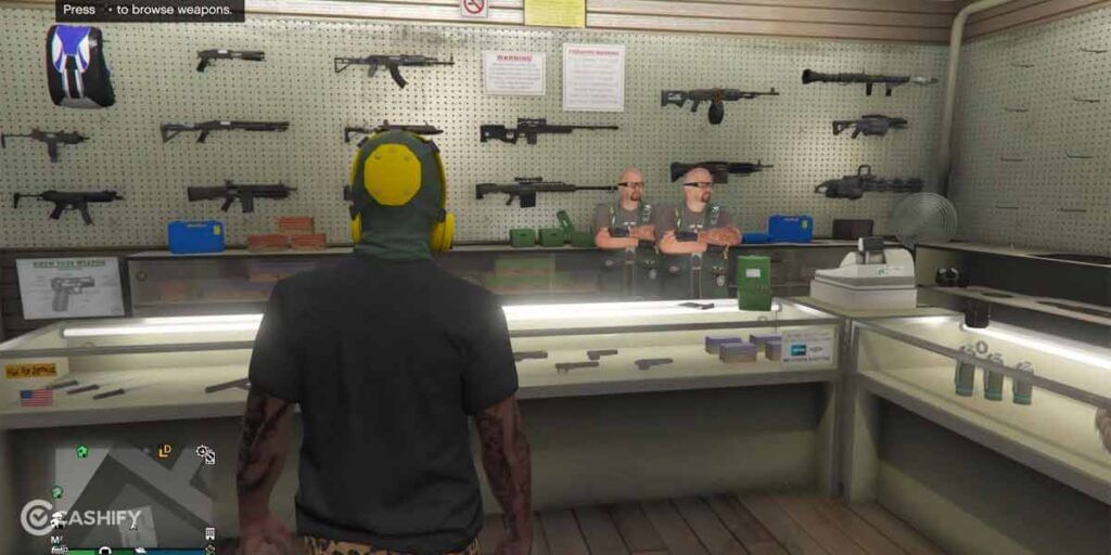 Ammu-Nations Store in GTA Online for best weapons