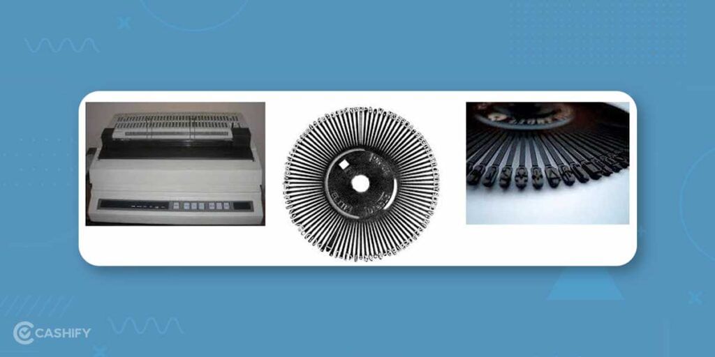 Daisy wheel printers