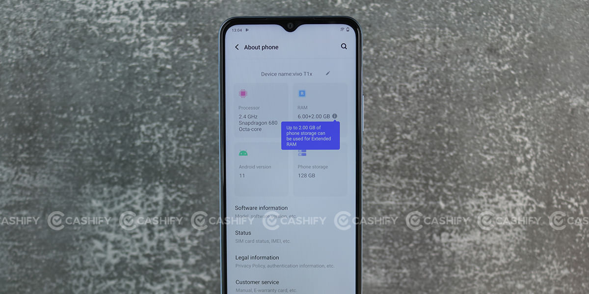 Vivo T1x Performance