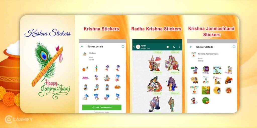Janmashtami Stickers for WhatsApp
