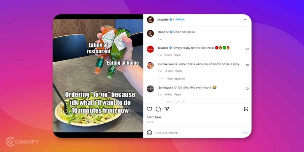 Follow the meme to get More likes on Instagram