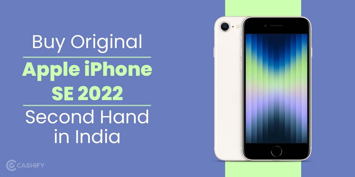 Buy Original Apple iPhone SE 2022 Second Hand In India